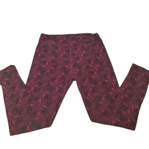 LULAROE Legging good condition color Red Wine